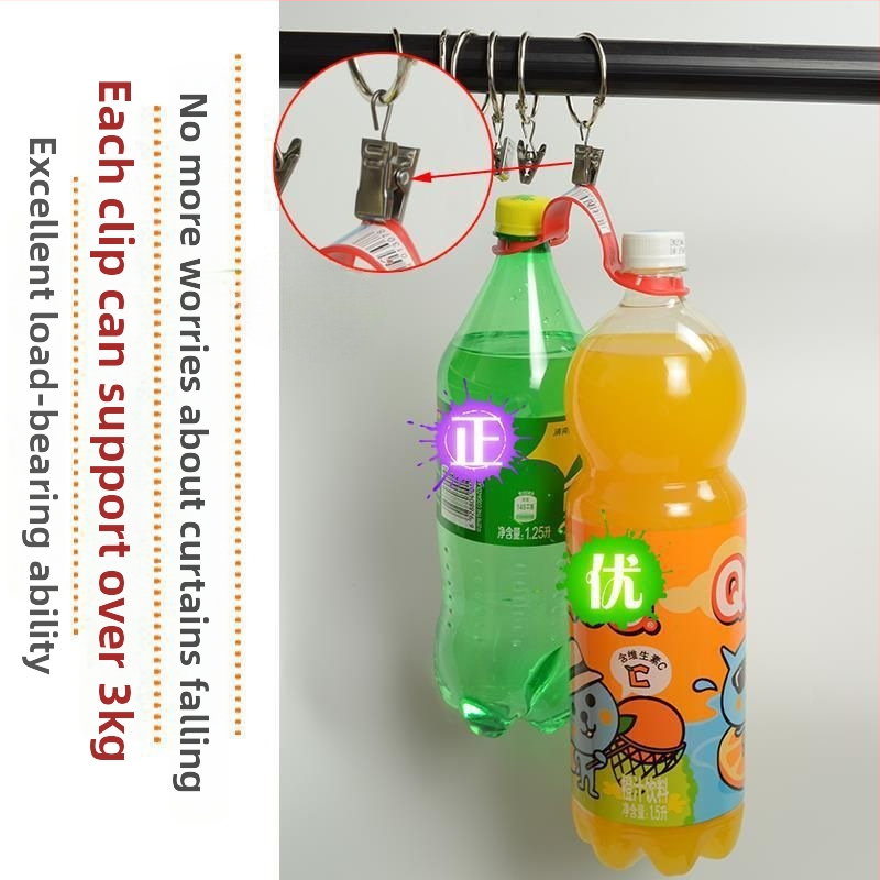 Aizkaru gredzens ar klipu un sprādzei dušas aizkariem, romiešu stilā, mūsdienīgs minimālisms