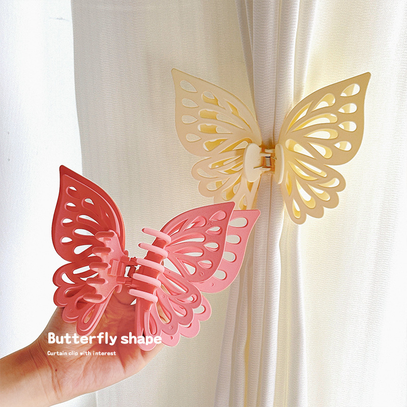 Пластмасова щипка за завеси с панделка, китайски стил, Lemon book, код H287