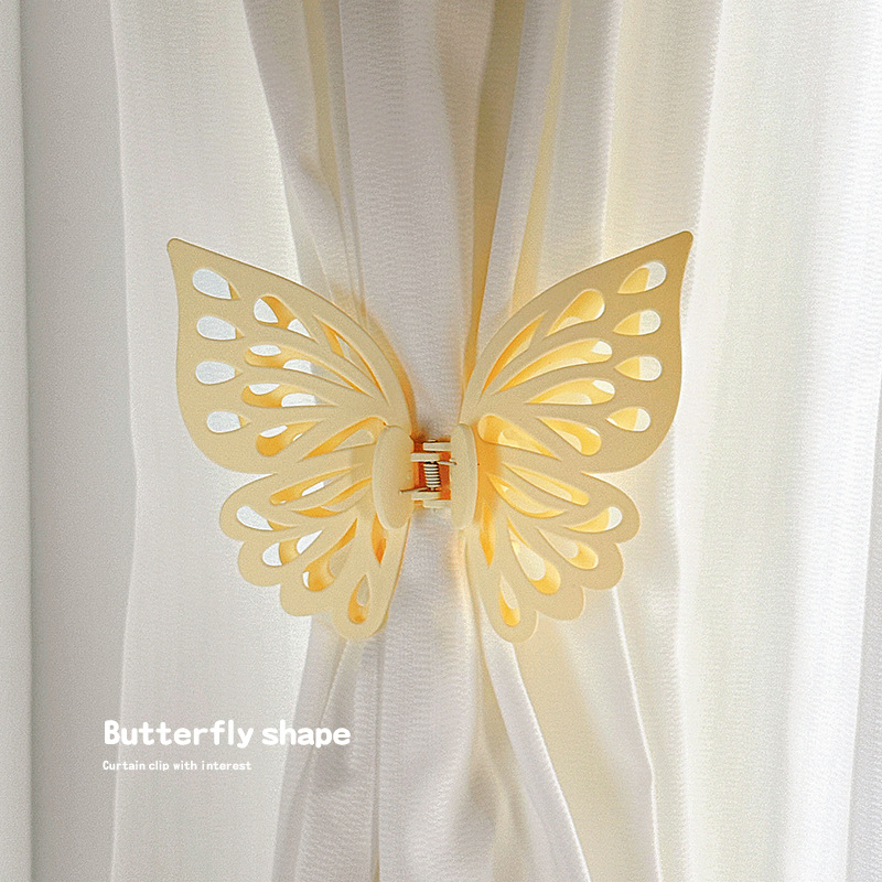 Пластмасова щипка за завеси с панделка, китайски стил, Lemon book, код H287