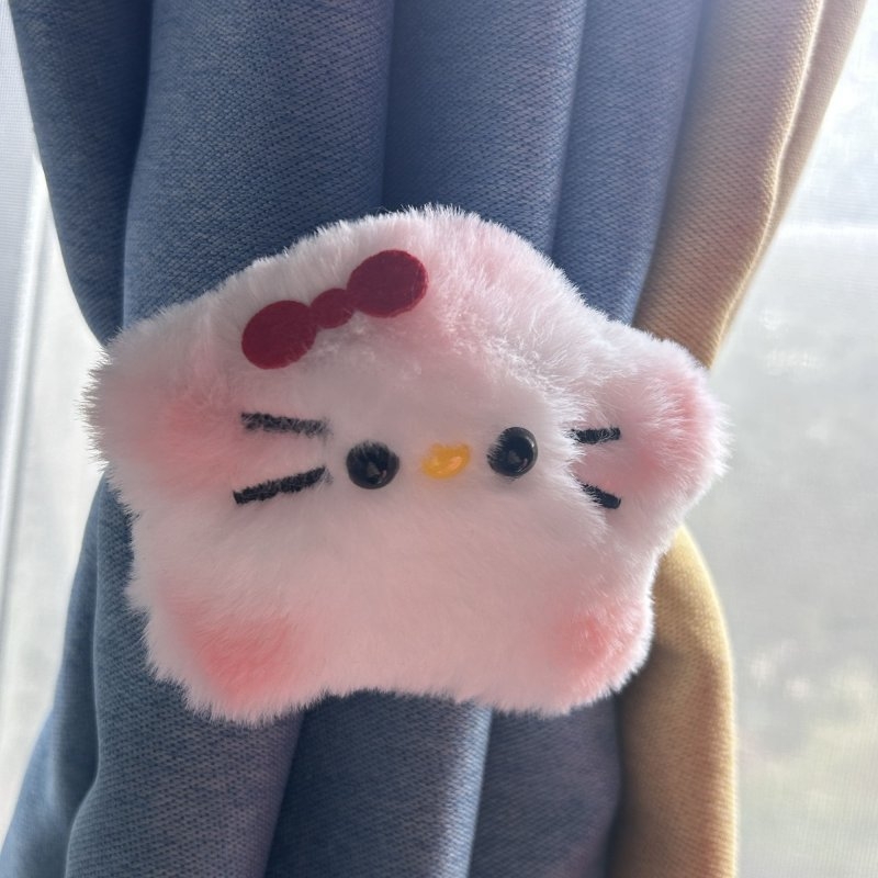 Legături pentru perdea – design modern minimalist, motive cu nori și animale, material fibră chimică, fără personalizare