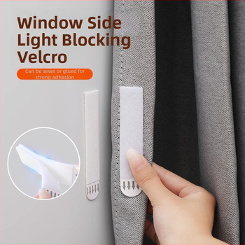 Užuolaidų siuvimo fiksatoriai su Velcro juostelėmis, laikikliai abiejuose galuose — Prekė Neck strength; Medžiaga: Audinys; Kategorija: užuolaidų sagtis; Stilius: modernus paprastumas