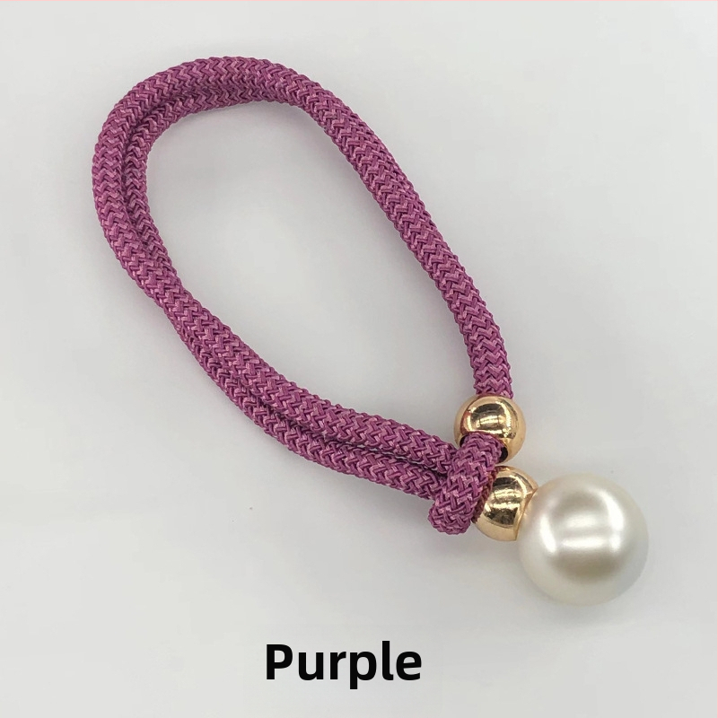 Audinių užuolaidų raišteliai su perlų akcentais, reguliuojami surišimo dirželiai, lengvas prabangos stilius