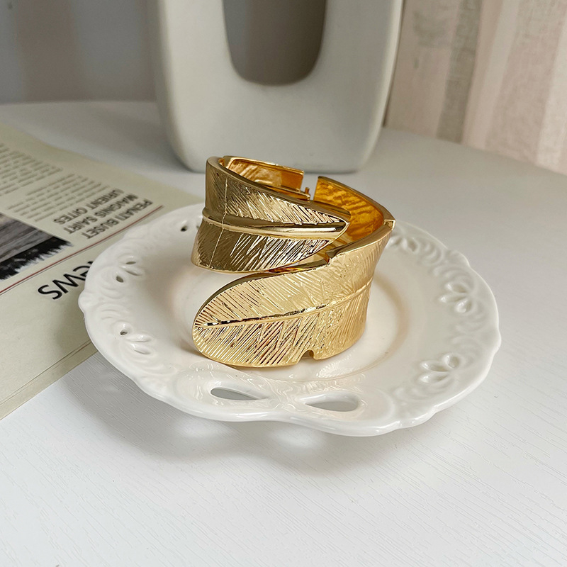 Cleme pentru perdea cu model frunză și arc metalic, aliaj | Fan yutong, stil lux, personalizabil