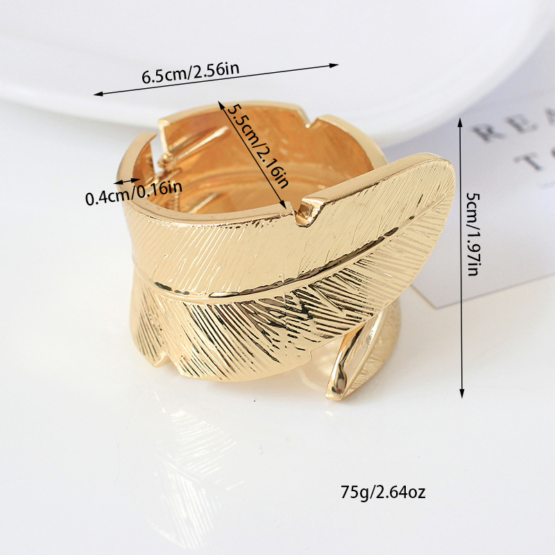 Cleme pentru perdea cu model frunză și arc metalic, aliaj | Fan yutong, stil lux, personalizabil
