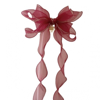 Legături pentru perdea cu floare de mătase – stil universal