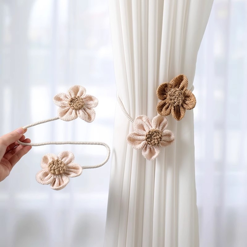 Bandă pentru perdea, din bumbac și in, stil japonez-coreean, pentru sufragerie și dormitor, 0,04 kg, fără personalizare