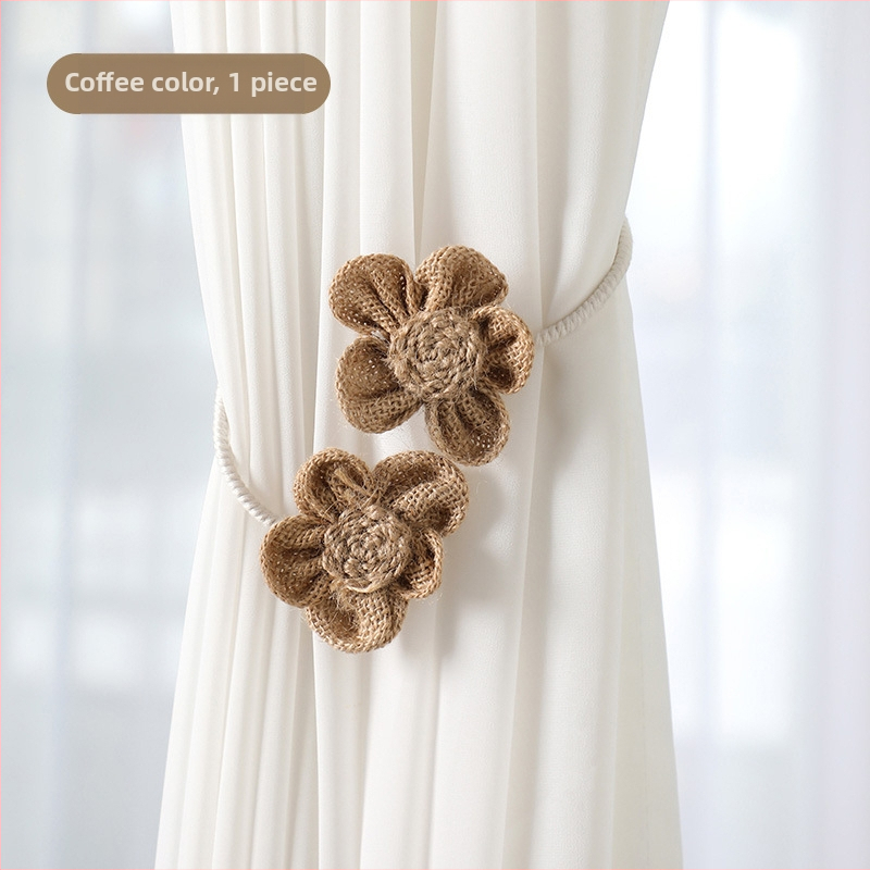 Aizkarų juosta iš medvilnės ir lino, japonų-korejiečių stilius, tinkama svetainei ir miegamajam, svoris 0,04 kg, be pritaikymo