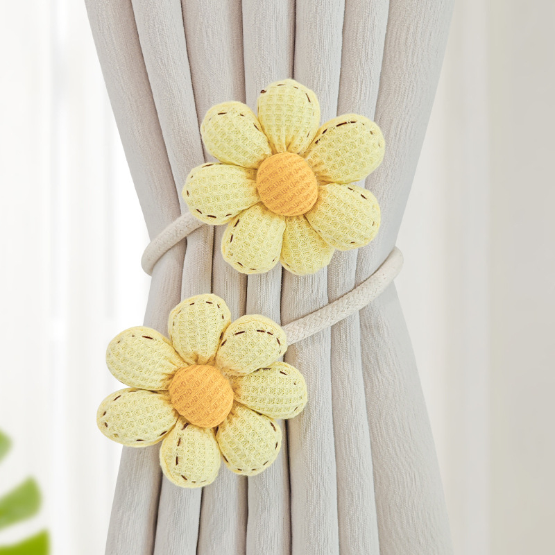 YUNGAO Set benzi pentru perdea din țesătură – pereche, stil modern minimalist, clipsuri de depozitare, personalizabil