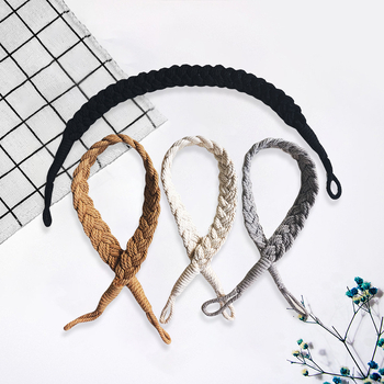 Регулируеми завесни връзки за тюлени завеси, памучен въжен материал, Nordic стил — марка Nine elephants