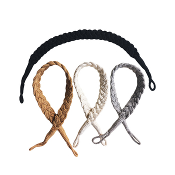 Регулируеми завесни връзки за тюлени завеси, памучен въжен материал, Nordic стил — марка Nine elephants