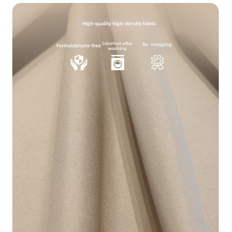 Тъмнозакриваща композитна завеса за спалня и балкон, топлоизолация и защита от слънцето, високо затъмняване 71–90%, без пробиване