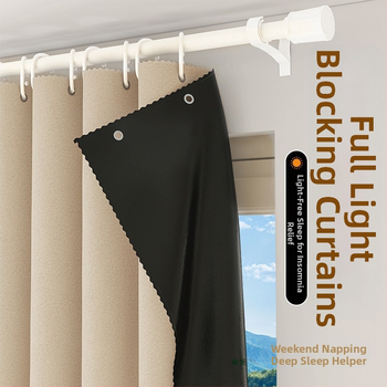 Pilnīgi tumši aizkari dzīvojamajai istabai, Silk Flower materiāls, universālais stils