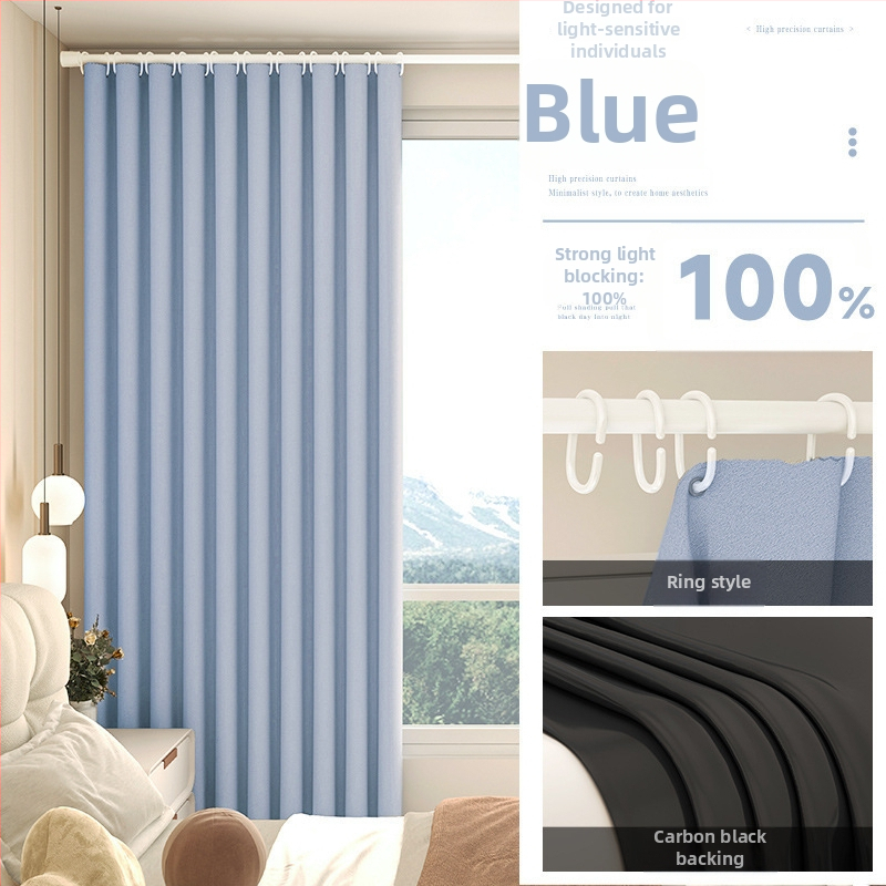 Pilnīgi tumši aizkari dzīvojamajai istabai, Silk Flower materiāls, universālais stils