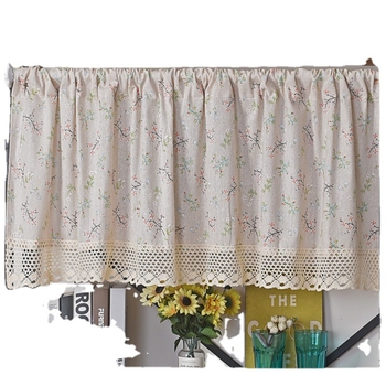 Poliesterio–medvilnės užuolaidų panelė su spauda, pusiau šešėliavimas 40-70%, šiaurietiškas stilius, tinkama svetainei, miegamajam, biurui