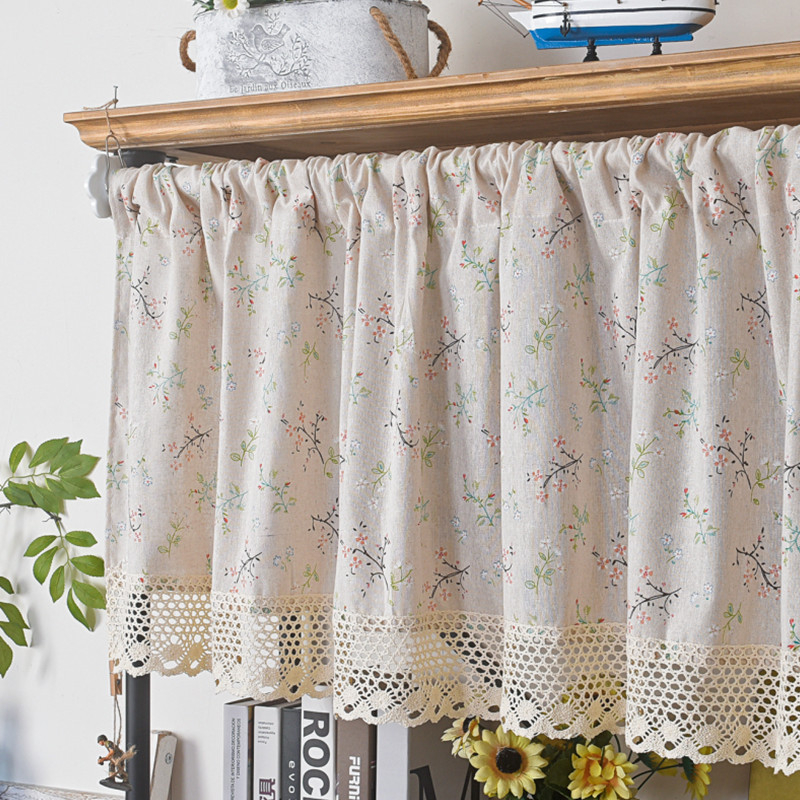 Poliesterio–medvilnės užuolaidų panelė su spauda, pusiau šešėliavimas 40-70%, šiaurietiškas stilius, tinkama svetainei, miegamajam, biurui