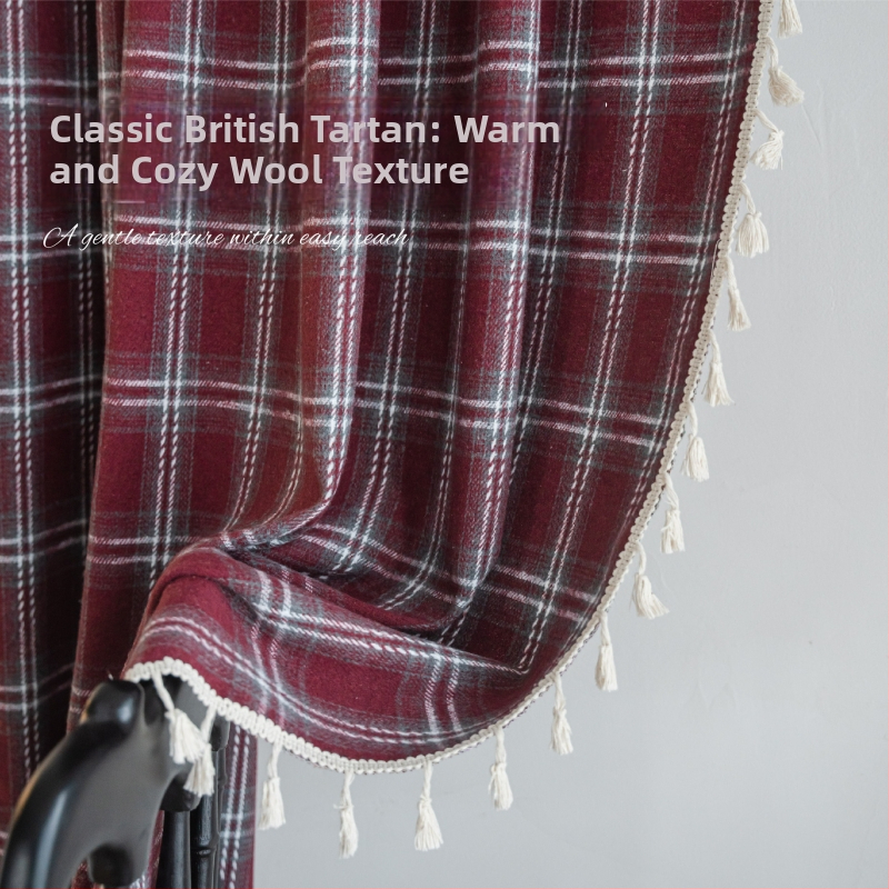 Užuolaidos, medvilnės-lino mišinys, prancūziškas stilius, pusiau užtemdantis dekoras, kampiniam langui — (Prekės ženklas: Ymqy/yi man qi yun; Medžiaga: Medvilnė; Pagrindinė audinio sudėtis: Medvilnė ir linas; Audinio sudėtis: 90%; Funkcija: dekoratyvinis p