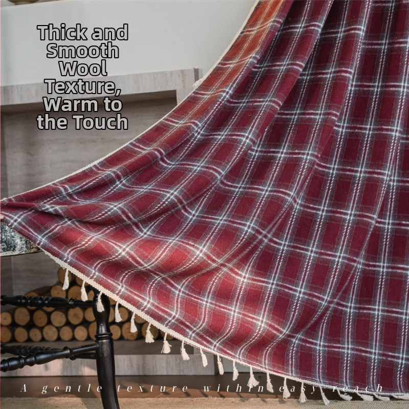 Užuolaidos, medvilnės-lino mišinys, prancūziškas stilius, pusiau užtemdantis dekoras, kampiniam langui — (Prekės ženklas: Ymqy/yi man qi yun; Medžiaga: Medvilnė; Pagrindinė audinio sudėtis: Medvilnė ir linas; Audinio sudėtis: 90%; Funkcija: dekoratyvinis p