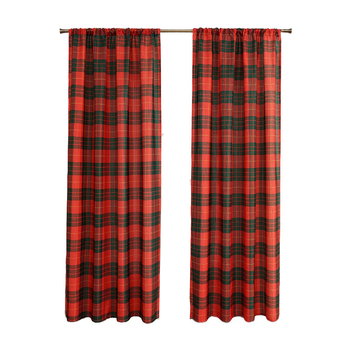 Langų užuolaidos Amerikos stiliaus su languotu raštu, spauda, poliesteris, dalinė šešėlinė 40–70%, tinkama svetainei, miegamajam, restoranui, balkonui; Chu rou