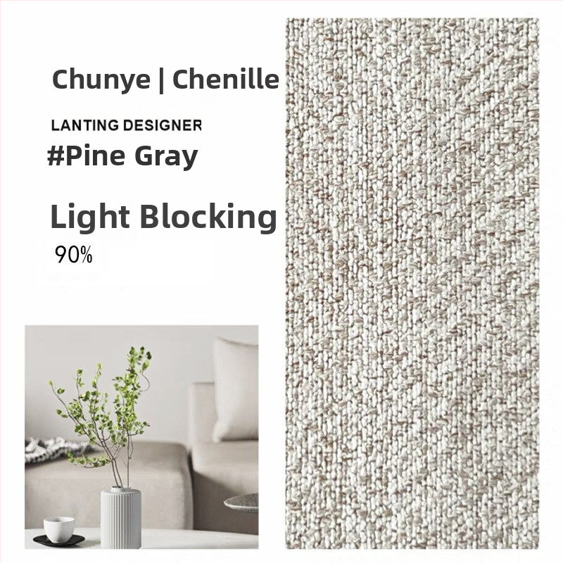 Medvilnės-linų džakardo užuolaidos tamsinimo funkcija 71–90%; modernus minimalistinis stilius; tinka įvairių tipų langams; montavimas įmanomas