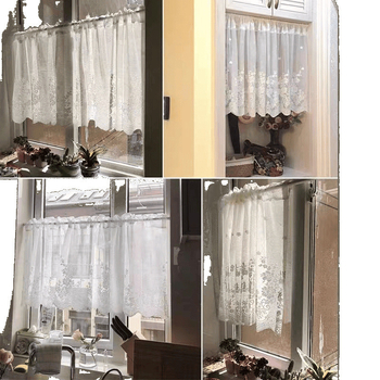 Kaimiško stiliaus velūro užuolaida virtuvei, durims ir langams, iš dalies užtamsina šviesą (40-70%)