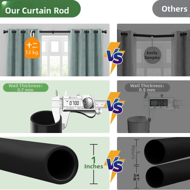 Aizkaru stabs ar divām stienēm, augšējā montāža sliedē, rūpnieciskā stila, alumīnija sakausējums un oglekļa tērauds