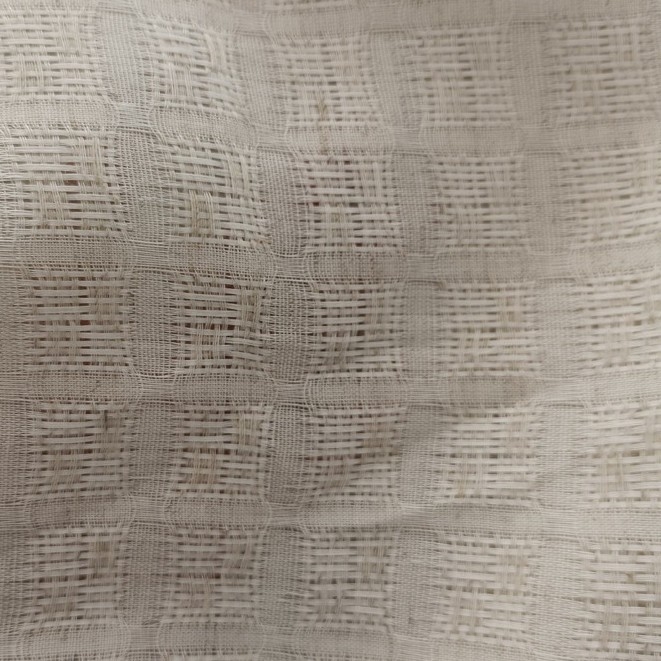 Japonijos stiliaus kanapių užuolaidos su džakardo audiniu - grotelės raštas, pusiau šešėlis 40–70%, įrengimas įmanomas