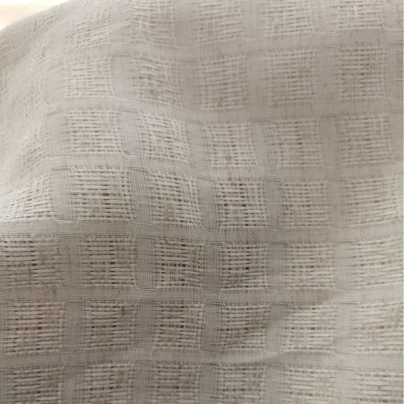 Japonijos stiliaus kanapių užuolaidos su džakardo audiniu - grotelės raštas, pusiau šešėlis 40–70%, įrengimas įmanomas