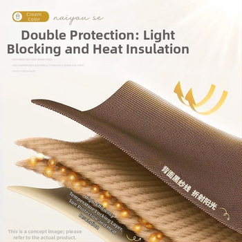 Poliesterinė užuolaida su dideliu tamsinimu 71-90%, skirta svetainei, miegamajam, biurui, restoranui ir įėjimui, šiuolaikinio minimalistinio stiliaus