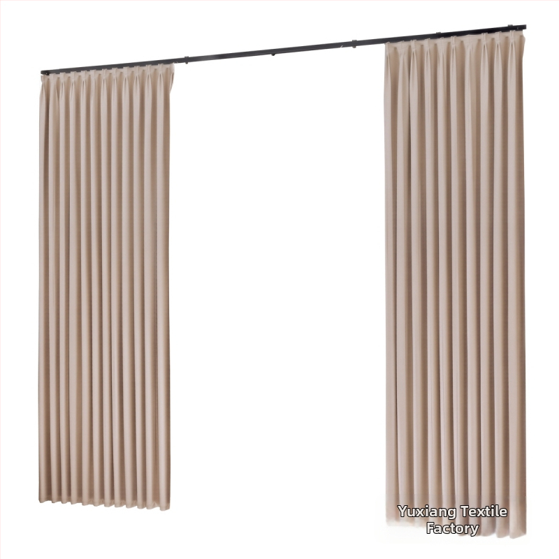 Topeltpoolne täisvarjutav kardin, Chenille materjal, varjutus 71–90%, kaasaegne minimalistlik stiil