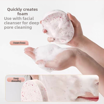 Veido plovimo kempinė, storesnės konstrukcijos, labai minkšta, didelis sugeriamumas, gilus valymas, makiažo nuėmimas