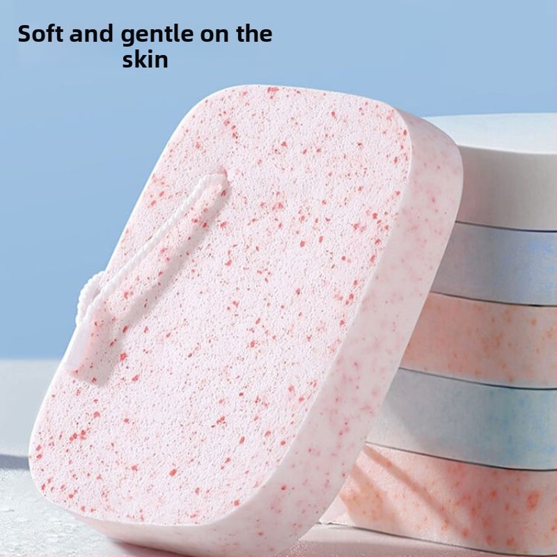 Veido plovimo kempinė, storesnės konstrukcijos, labai minkšta, didelis sugeriamumas, gilus valymas, makiažo nuėmimas