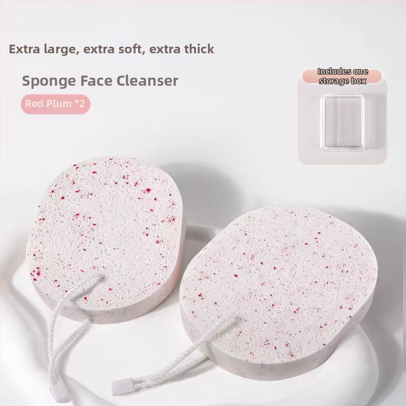 Veido plovimo kempinė, storesnės konstrukcijos, labai minkšta, didelis sugeriamumas, gilus valymas, makiažo nuėmimas