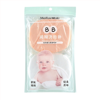 Marianne PVA veido valymo kempinėlė, švelnus eksfoliacijos kūdikiškos odos efektui, dviejų dalių rinkinys