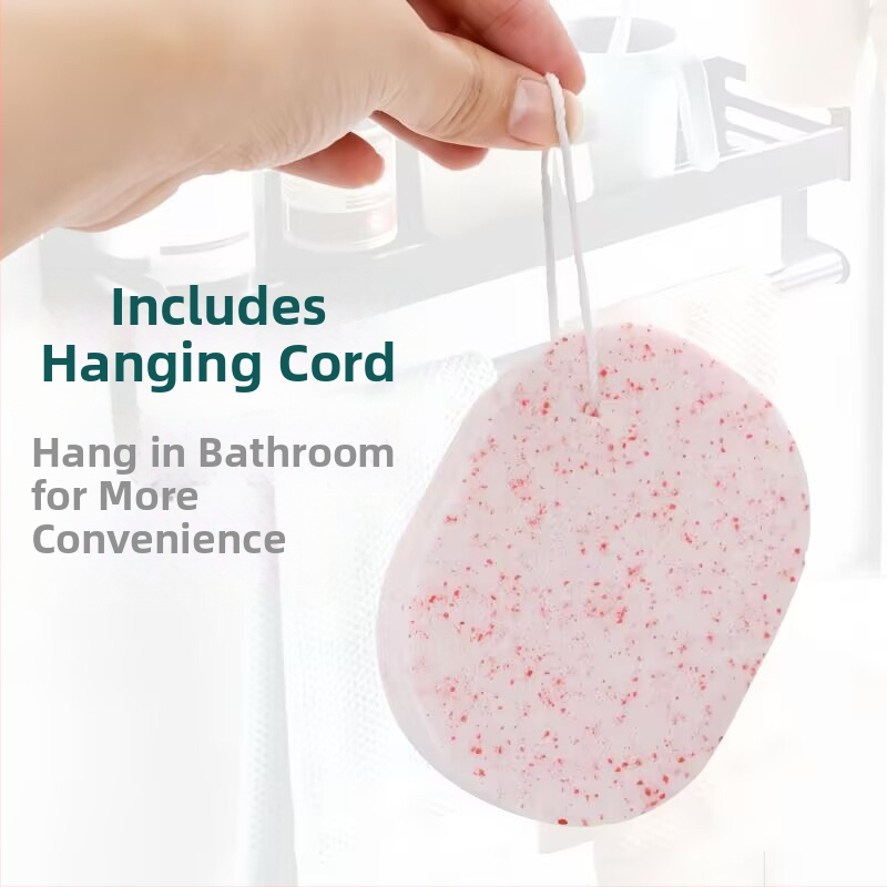 Sejas mazgāšanas sūklis, biezināts un ļoti absorbējošs, dziļai sejas attīrīšanai