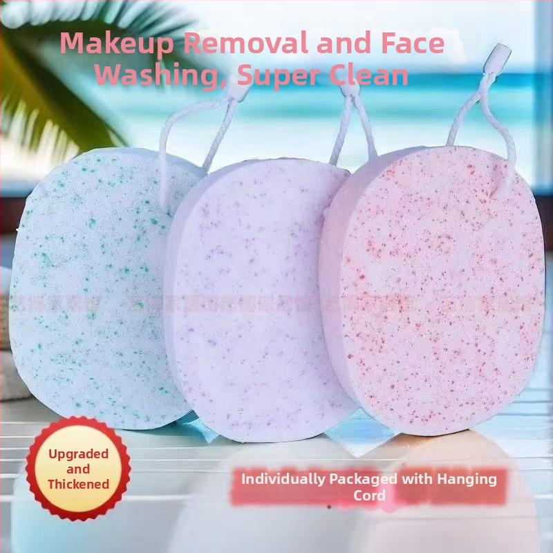 Veidojimo plovimo kempinė veidui, storėjusi ir labai sugerianti, skirta giliam veido valymui