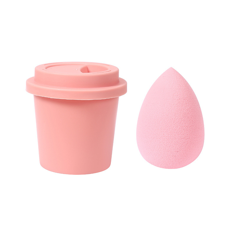 Jinchi grožio kiaušinis kempinė – hidrofilis poliuretanas, drėgnam ir sausam naudojimui, formos: alyvuogės, lašinės ir moliūgo pavidalo, įpakavimas saugojimo dėžutėje