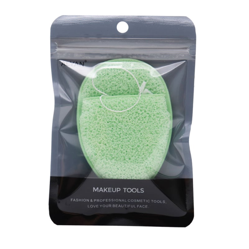 Sauso miltelių pūdelis su lašeline forma, hidrofiliškas poliuretanas, prekės ženklas Alyan, kiekis 1