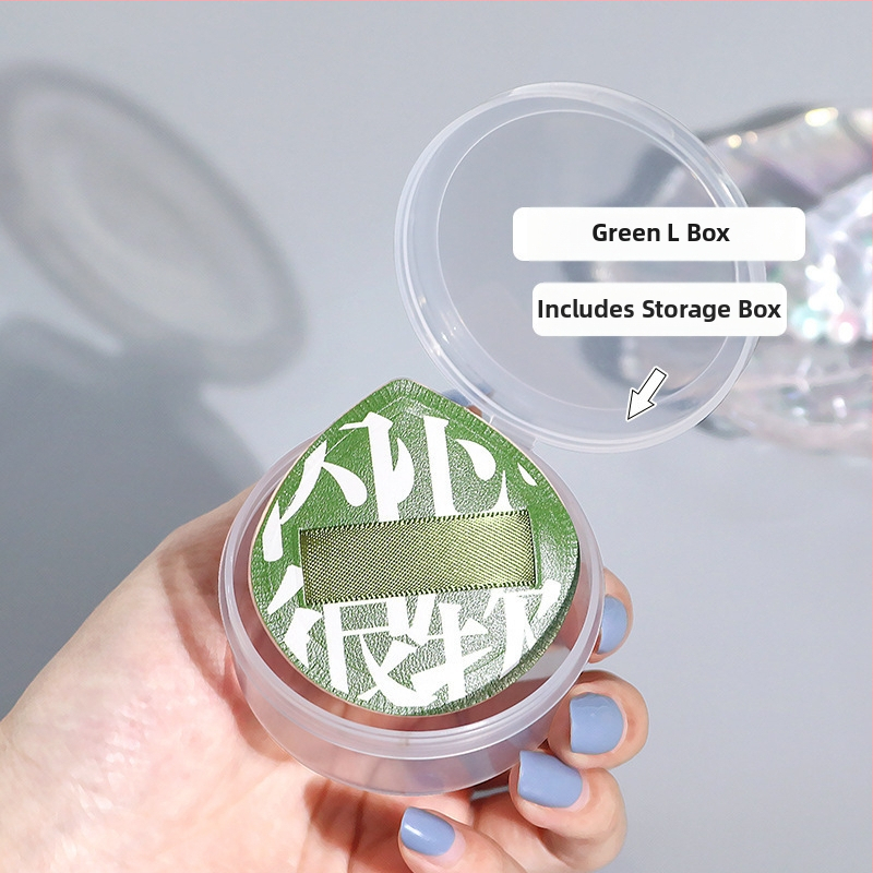 Lašo formos hidrofiliška be latekso sausos pudros kempinėlė, makiažo įrankis, modelis 22515371503