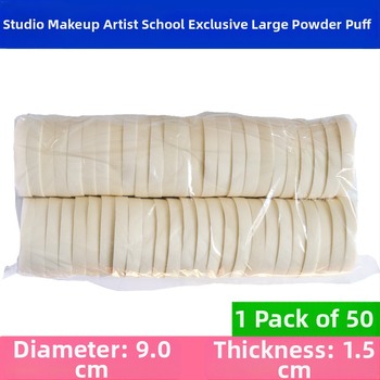 Jin Shang Li Mei Drėgnas pudros kempinė — apvalus, natūralus kempinė, 1250 vnt