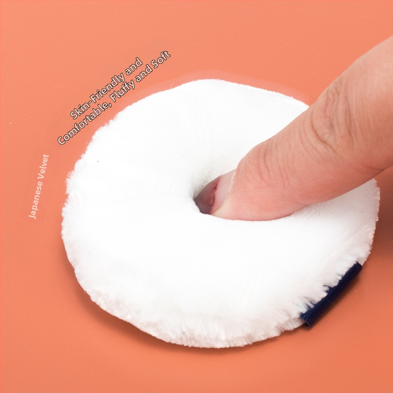 ilbu Sausas pudros pūdelis, medvilnė, flokotas, 3 vnt