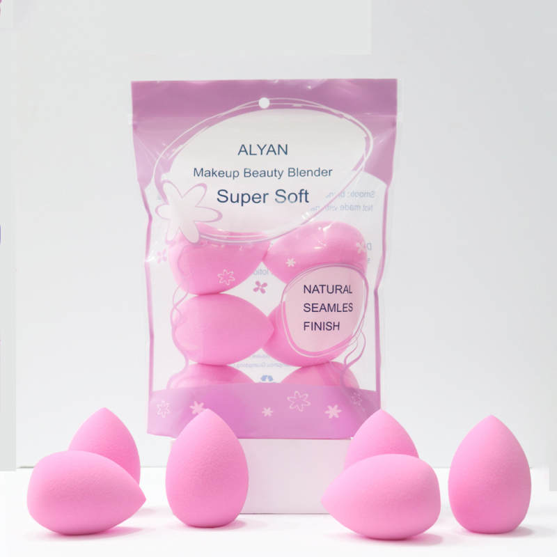 Grožio kiaušinis makiažui, 6 vnt., hidrofilinis poliuretanas, lašo formos, Alan prekės ženklas