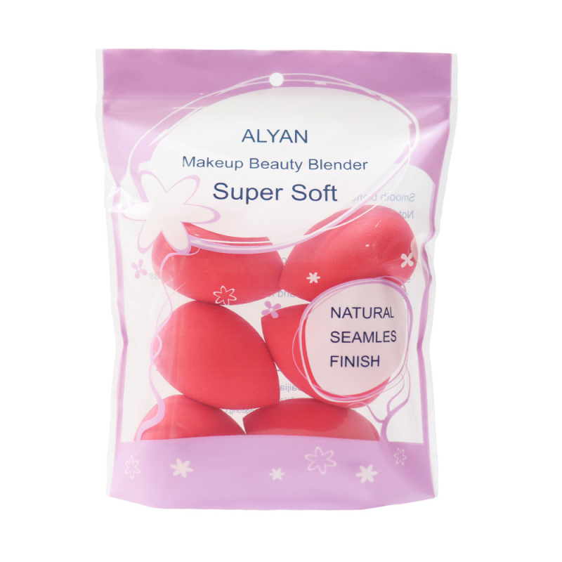 Grožio kiaušinis makiažui, 6 vnt., hidrofilinis poliuretanas, lašo formos, Alan prekės ženklas