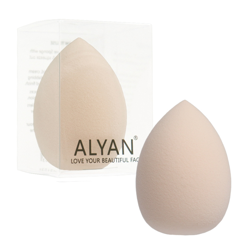 Grožio kiaušinis makiažui, 6 vnt., hidrofilinis poliuretanas, lašo formos, Alan prekės ženklas