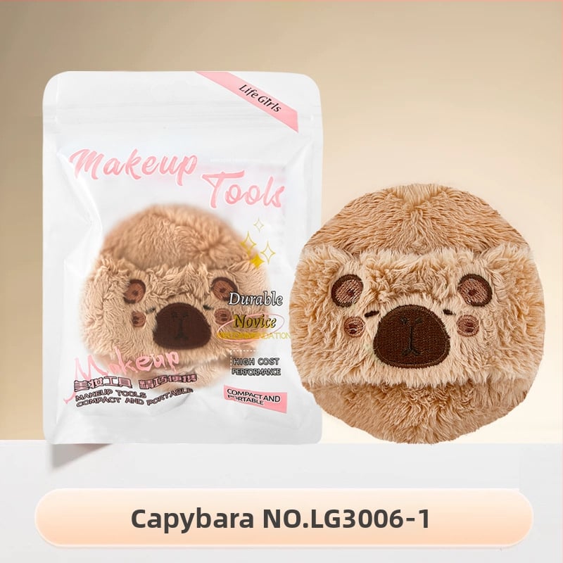 Gecomo suhi puder puff – pliš tekstura, flokirana površina, jednokratno pakiranje