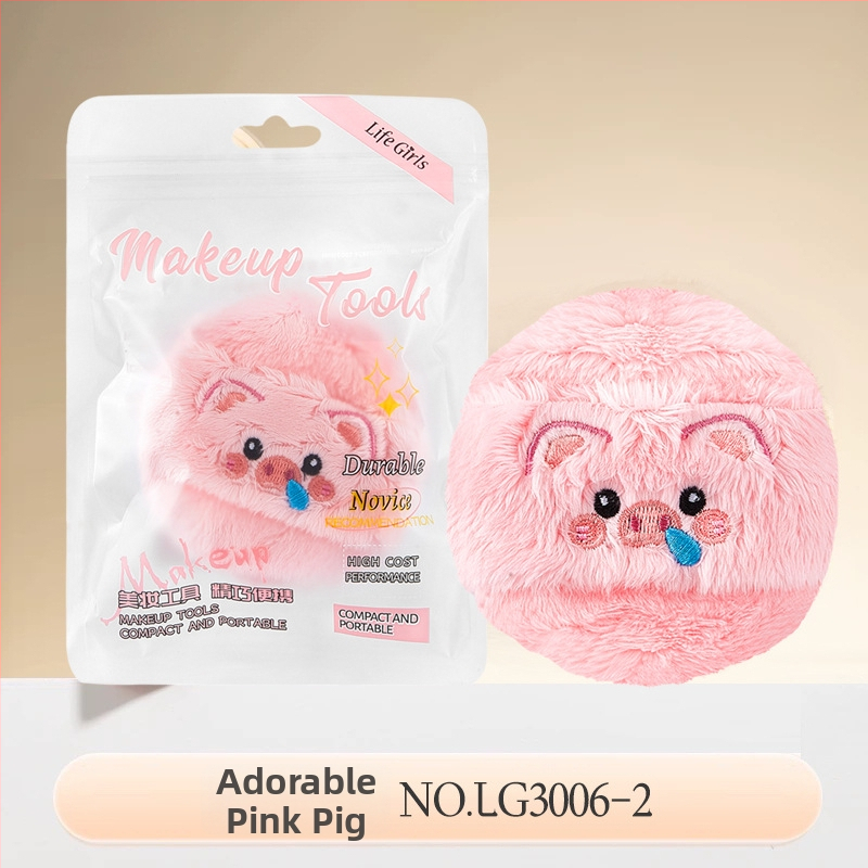 Gecomo suhi puder puff – pliš tekstura, flokirana površina, jednokratno pakiranje