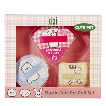 Jiaoposi Džiovinti pūkų kempinių rinkinys – lašo formos, dviguba naudojimo galimybė sausam/šlapiam fondui, minkštas makiažo kempinė