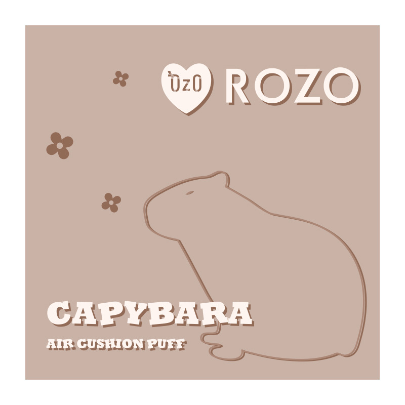 ROZO mini lašelinės formos pudros kempinė drėgnam ir sausam užtepui, hidrofiliškas poliuretanas, 5 vnt dėžutėje