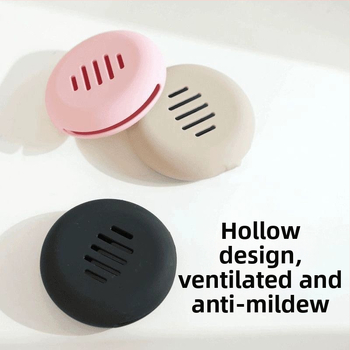 Kelioninė pudros šepetėlių laikymo dėžutė – dulkėms atspari, kvėpuojanti, nešiojama, lengvai valoma