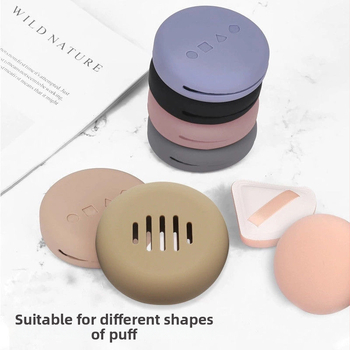 Kelioninė pudros šepetėlių laikymo dėžutė – dulkėms atspari, kvėpuojanti, nešiojama, lengvai valoma