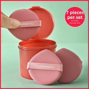 Cui Da makiažo kempinė, hidrofinis poliuretanas, 7 vnt., skirta toniniam pudriui